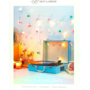 Cascade Pom Pom string led lights